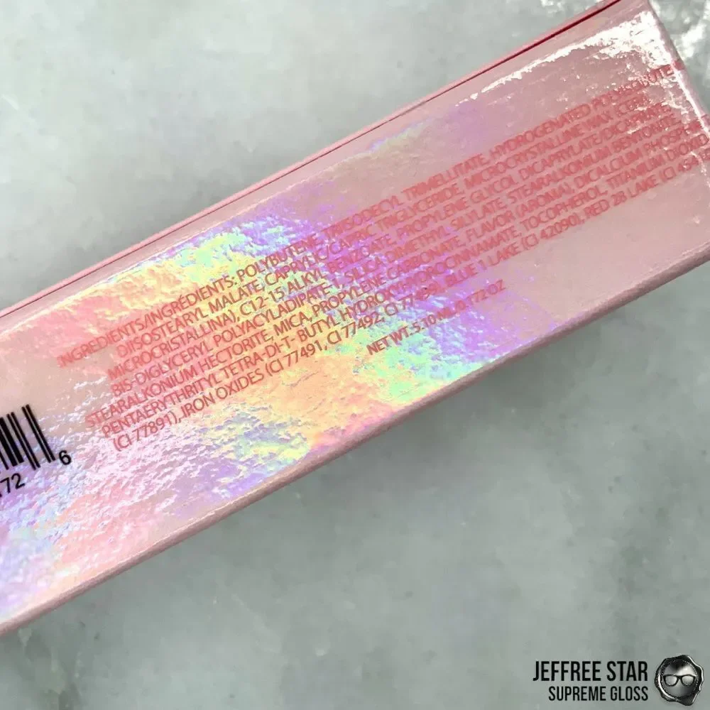 JEFFREE STAR IMPROPER SUPREME GLOSS FULL PIGMENT LIP COLOR DARK MAUVE NEW IN BOX